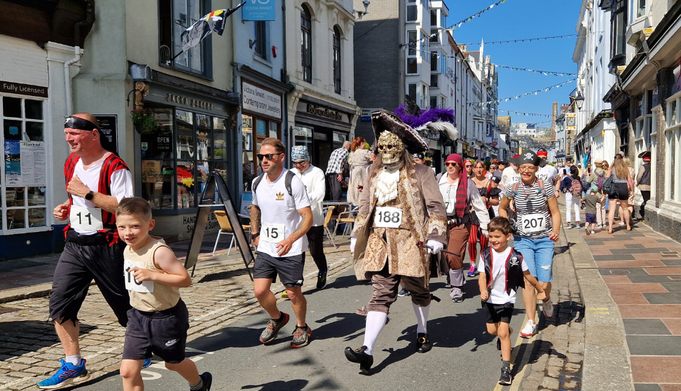 Members of the Pirate Fun Run in 2024